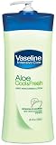 Vaseline Aloe Fresh Hydrating Body Lotion with Aloe and Cucumber 24.5oz (Pack of 3)