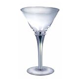 St. Patrick Martini Glass Set of 4 w/ Good Luck Stems