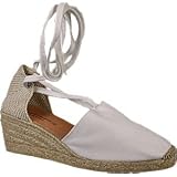 Andre Assous Holiday White Espadrille (02-552) at Andre Assous