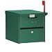 Road Side Locking Mailbox - Green