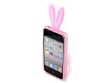 Ideen f&uuml;r Ostergeschenke Witzige Ostergeschenke - Apple iPhone 4 4G BUNNY CASE Hase H�schen PINK / ROSA Pl�sch
