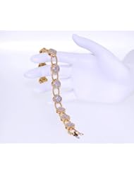 14K Yellow Gold Diamond Bracelet