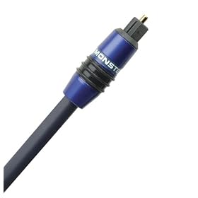 Monster Digital Fiber Optic Cable - 2 m. fiber optic toslink-to-toslink