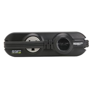 Monster MP OTG400 BK Outlets To Go 4 Outlet Travel Power Strip (Black)