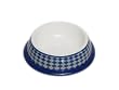PawProof Small Designer Pet Bowls, University Collection, Checker Blue