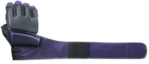 Harbinger Bag Glove Women's WristWrap (Black/Indigo, Small)