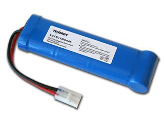 NiCd 8.4V 1500mAh Flat Large Battery Pack for Airsoft Gun Rifles