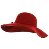 Ribbon Band Wool Hat - Red W27S46B