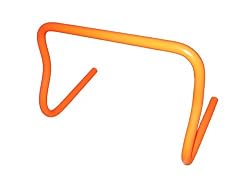 Step Hurdles, Red 12 Inch Value Pack of 16