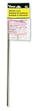 CH Hanson 15218 21-Inch Marking Flags, Glo Pink, 100-Pack