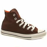 Converse All Star Hi Double - 7 Uk - Brown & Orange - Fabric