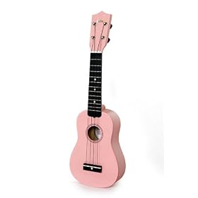 BeBoP Soprano Ukulele (Hot Hula Pink) plus a FREE Toddler Favorites