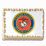U.S. Marines Edible Image