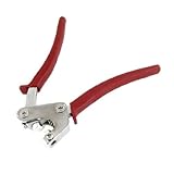 uxcell プライヤーキャリパー　鉛　シール　プライヤー　レッド　プラスチック　スチール　ハンドル　カリパス　0.8cm
