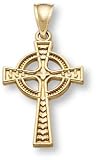 Women's Celtic Cross Pendant, 14K Gold