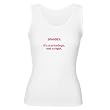 Spandex: Its A Privelege... - Credit Womens Tank Top by CafePress