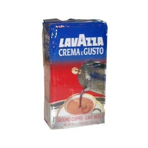 Espresso Crema and Gusto (Lavazza) Ground Coffee, 8.8oz (250g)