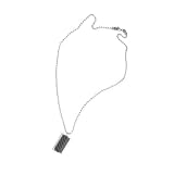 Carbon-Fiber Pendant with Chain