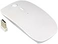 TopCase White USB Optical Wireless Mouse for Macbook (pro,air) and All Laptop