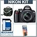 Nikon D3000 10.2 MP DSLR Camera w/ 18-55mm f/3.5-5.6G AF-S DX VR Lens - USA Warranty - with 4GB SD Memory Card, Spare EN-EL9 Lithium-Ion Rechargeable Battery,Slinger Camera Bag