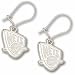 New Jersey Nets Sterling Silver Dangle Earrings