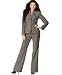 Apparel : Tahari Round-Collar Three-Button Suit