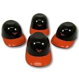 BALTIMORE ORIOLES BATTING HELMET ICE CREAM SNACK BOWLS 4PK