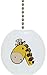 Giraffe Jungle Safari Animal Ceramic Fan Pull