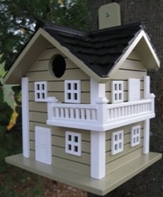 7 Fully Functional Green Garden Birdhouse