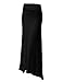 J.TOMSON Womens Basic Foldover Ankle Length Maxi Skirt