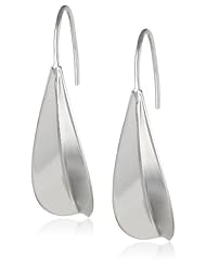 Sterling Silver Leaf Shape Earrings