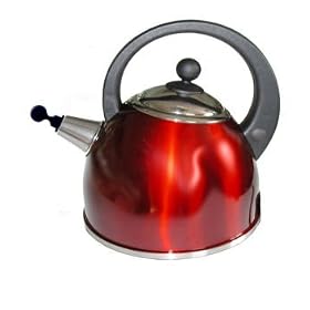 Kuhn Rikon Melio whistling Kettle - red magic