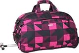 Jworld 20 Rolling Duffel Block Pink
