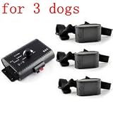 ATC Invisible Wired Electric Dog Fence Shock Collar System  3 Dogs