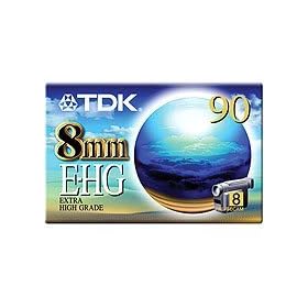 TDK 8mm P6-120 HG High Grade Tape