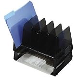 RUB48306 - Mega Sorter System, 7 Compartment, 13-3/4x10x12-3/4, BK