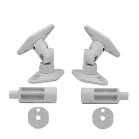 Click here to buy Vantage Point Universal Satellite Speaker Mounts (White) by Vantage Point.