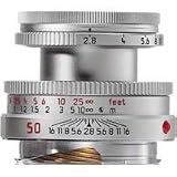 Leica 50mm f/ 2.8 Silver Elmarit M Manual Focus Lens (11823)