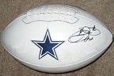 EMMITT SMITH SIGNED AUTOGRAPHED DALLAS COWBOYS LOGO FOOTBALL COA + HOLOGRAM