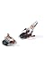 The Marker The Jester binding has a Din Range of 6-16 and a 19mm stand height. It also has a stainless steel AFD glide plate, magnesium components for reduced weight and a level stand position that helps with spins.