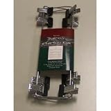 Skirt Hanger - 4 Tier (Chrome/Black) (13 wide)