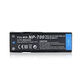 3.7V 750mAh Lithium Battery for Pentax Optio Z10 Digital Camera (Black) + Worldwide free shiping