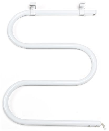 Warmrails Wonderbar Hanging Towel Warmer and Drying Rack, White