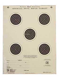 HOPPES Rifle Target 50FT FIVE BULLS (20)