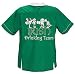 Irish Drinking Team Bowling Shirt Green & White Classic