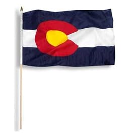 Colorado Flag 12 x 18 inch