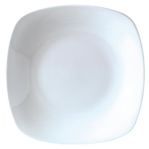 Best Offer 12X Steelite Quadro White Square Plates 280mm / Commercial