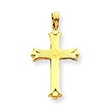 14k Polished Cross Pendant