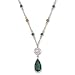 Oakland Athletics Crystal Logo Necklace