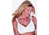  : Bali Women's Double Support Cotton Stretch Wire-Free Bra, White, 34C